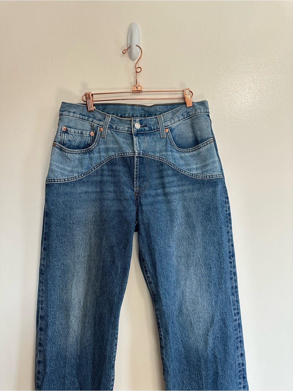 Levi's 501 90's Western Two-Tone Jeans, Size 31 - Picture 5 of 12